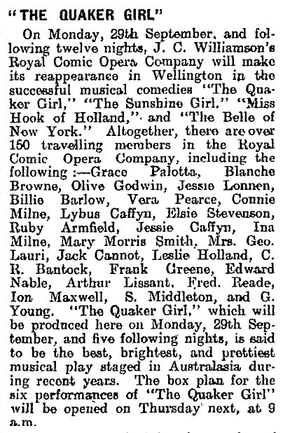 evening post, wellingotn nz, 20 september 1913